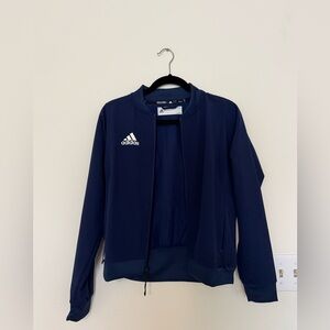 Adidas Dark Blue Zip-Up Jacket